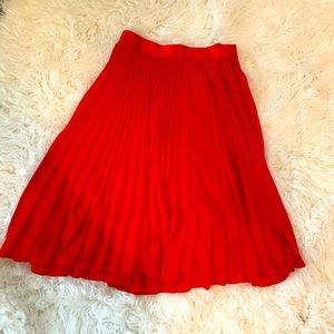 Express red skirt